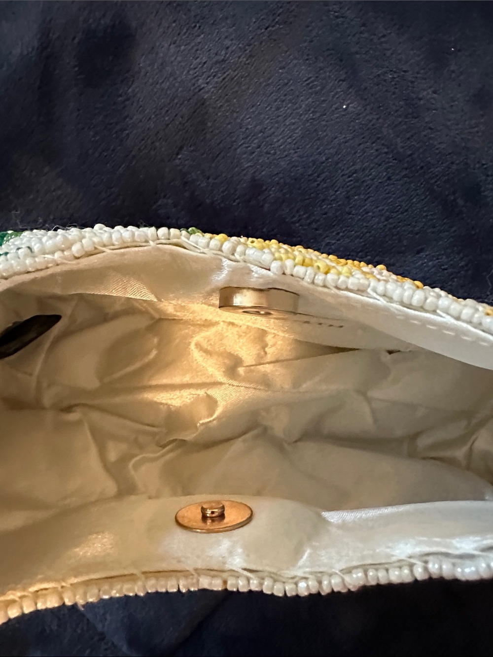 Beaded Lemon Motif Mini Bag - Yellow - Picture 5 of 11